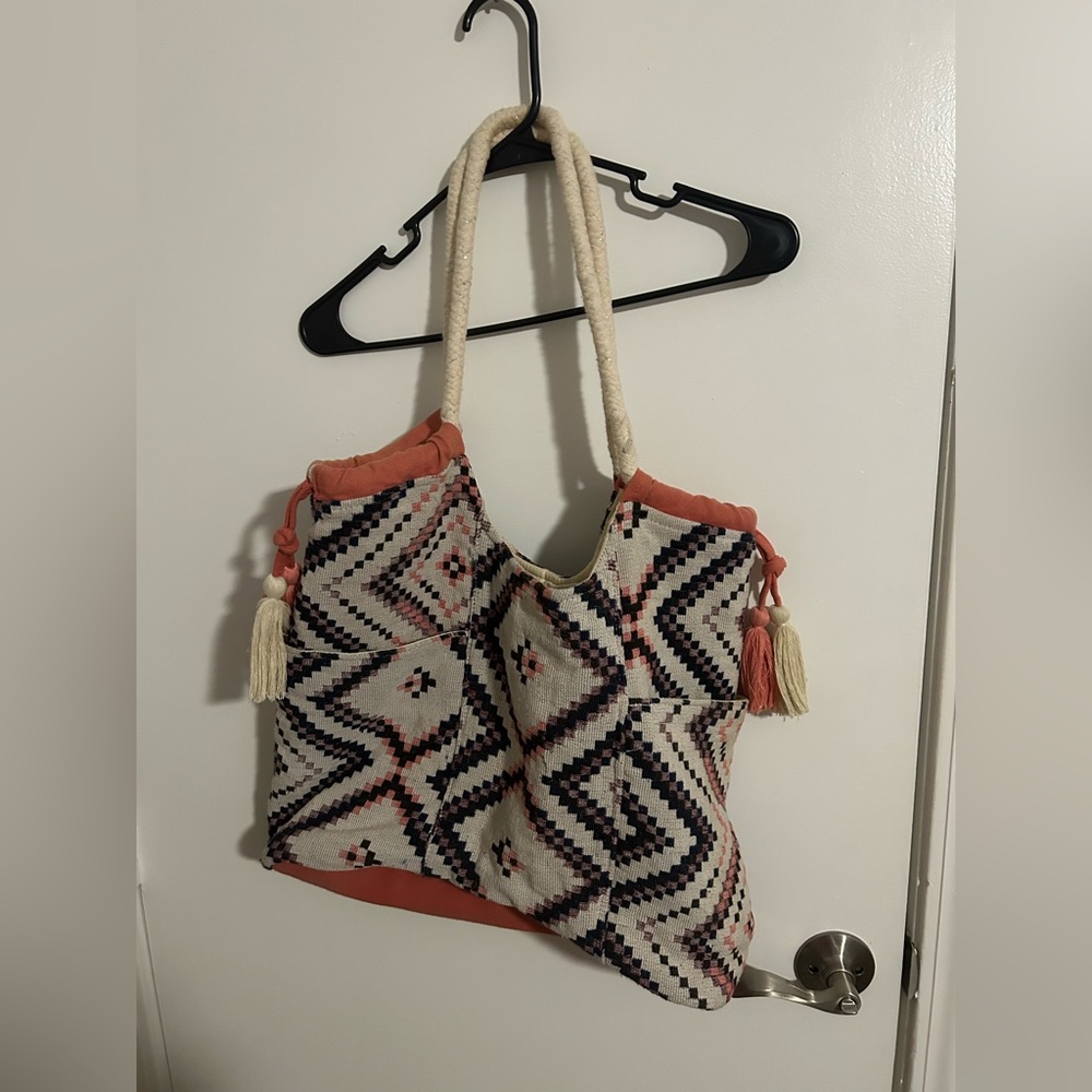 Big beach bag.